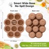 Prep Silicone Baby Food Freezer Tray with Clip-on Lid, 2oz x 10 Silicone Freezer Molds, BPA-Free Baby Food Storage - 2 of 4