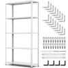 Storage Shelves Metal Bookshelves for Storage,5-Shelf Shelving,  Adjustable Garage Shelving Heavy Duty Storage Rack Pantry Shelf Kitchen Shelving - 2 of 4