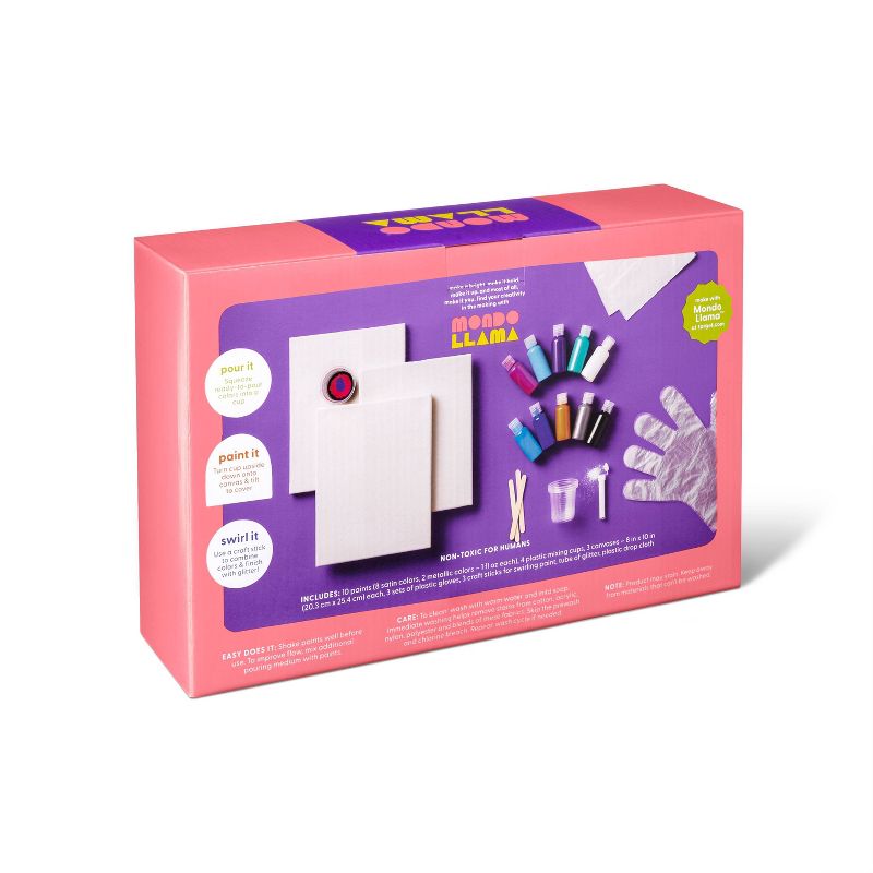 Cosmically Cool Paint Pouring Kit - Mondo Llama&#8482;, 4 of 6