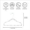 3 Sprouts Kids & Baby Velvet Hangers 30 pack - Blueberry & Cream - 4 of 4