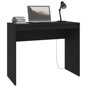 vidaXL Desk Black 35.4"x15.7"x28.3" Engineered Wood - 1 of 1