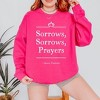 Simply Sage Market Women's Graphic Sweatshirt Sorrows Sorrows Prayer - 2 of 3