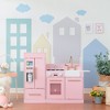 Teamson Kids Little Chef Charlotte All-in-One Modern Modular Pretend Play Kitchen with Accessories, Ice Dispenser, Oven, Microwave, Pink/Gold - 4 of 4