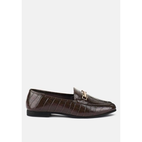 Женские туфли London Rag Womens Deverell Street Smart Horsebit Embellished Loafers 6