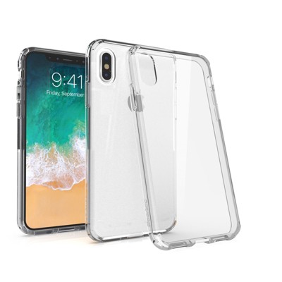 BasAcc Crystal PC/TPU Hybrid Phone Clip-on Hard Case Cover for Apple iPhone XS / iPhone X