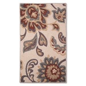 Washable Maples Rugs Paisley Floral Accent Rug - 1 of 2