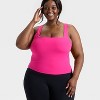 Women's Everyday Soft Square Neck Support Tank Top - All In Motion™ - 3 of 3