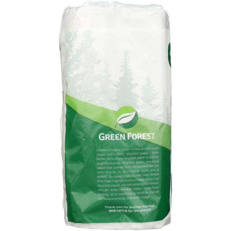 Green Forest 100% Recycled Bathroom Tissue 2-Ply 198 Sheets - Case of 24/4 ct, 4 of 6