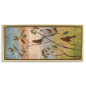 Stupell Industries Collaged Bird Nature Silhouette, 25" x 11" - 1 of 4