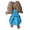 Doll Clothes Superstore Shiny Blue Dress Fits 15-16 Inch Cabbage Patch Kid And Baby Dolls - 3 of 4
