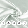 PiccoCasa Envelope Closure Satin Ruffled Pillowcase 2 Pcs - 4 of 4