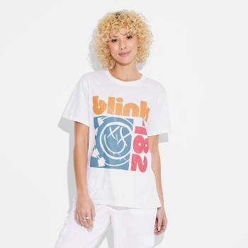 Women's Blink 182 Short Sleeve Graphic T-Shirt - White