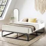 12" Metal Hinged Corner Platform Bed Frame - Mellow
