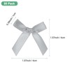 Unique Bargains Polyester Mini Ribbon Bows Craft Satin Ribbon Bow 1.6x1.6 Inch 50 Pcs - 3 of 4