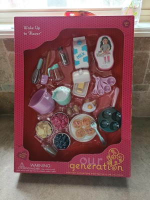 Our Generation Wake Up to Flavor Pancake Accessory Set for 18 Dolls