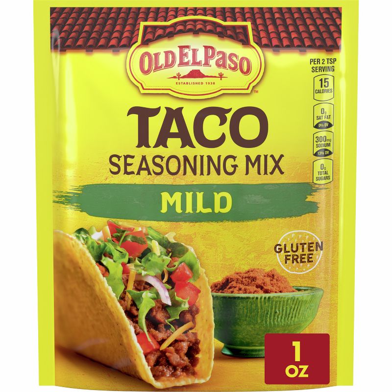 Old El Paso Taco Seasoning Mix Mild 1oz, 1 of 13