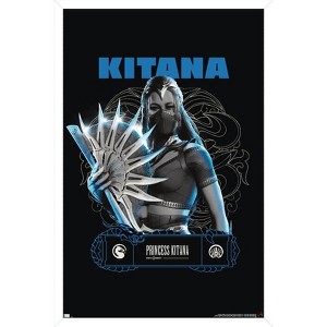 Trends International Mortal Kombat 1 - Princess Kitana Framed Wall Poster Prints - 1 of 4