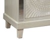 Royal Hampton 28 Inch Modern 2 Drawer Nightstand, Beveled Mirror Trim, Champagne - 4 of 4