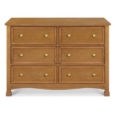 Kalani Chestnut 6-Drawer Double Wide Nursery Dresser