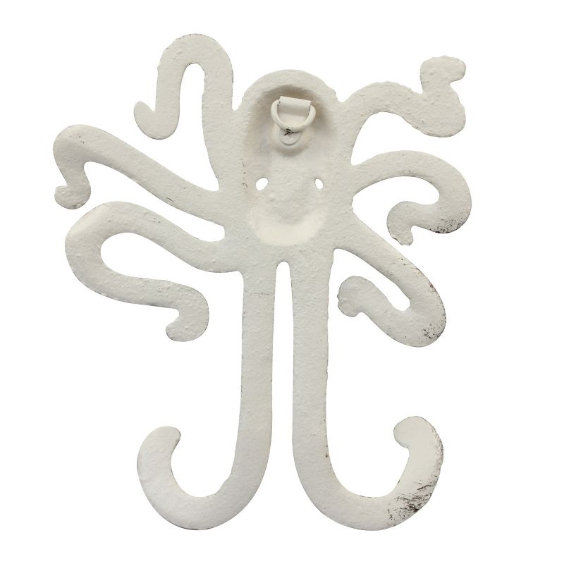Octopus Double Cast Iron Hook Wall Decor - Stonebriar Collection, 3 of 6