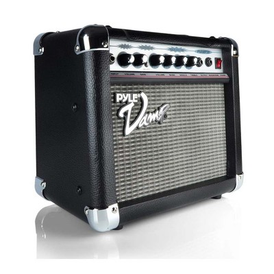Pyle Pro PVAMP30 30-Watt Vamp-Series Amplifier with 3-Band EQ Volume Control & Overdrive and 6-Inch Speaker, Black