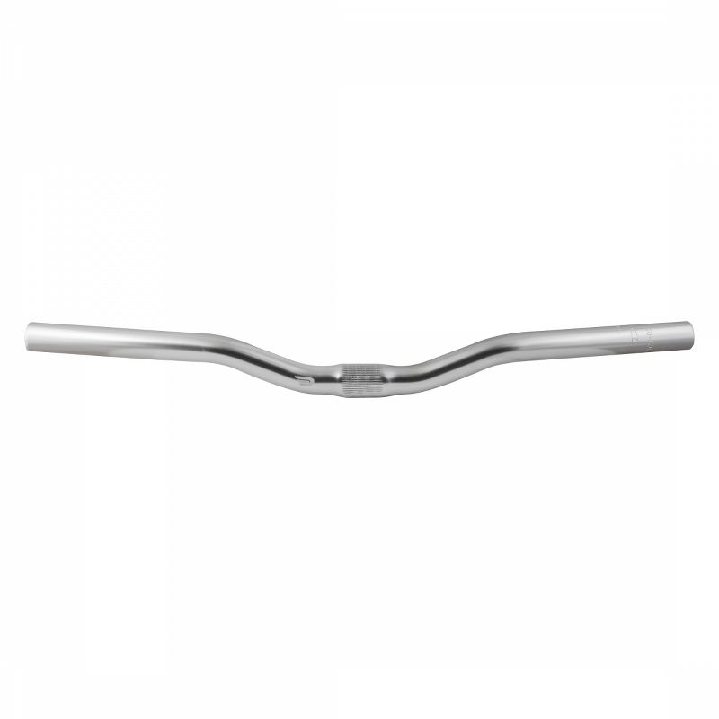 Pure Cycles Pure Fix Riser Bars Silver 25.4mm 500mm Back Sweep 6° Aluminum, 1 of 4