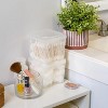 IRIS USA Vertical Storage Container, Stackable Plastic Bin for Stationery, Clear - 2 of 4