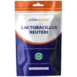 Lactobacillus Reuteri Probiotic Powder Digestive Health Support 100 Gram - 100 Servings - 1 of 4