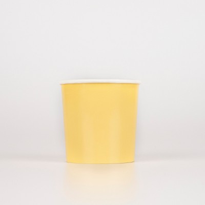 Meri Meri Lemon Sherbet Tumbler Cups (Pack of 8)