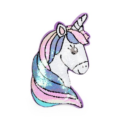 unicorn pillows with sequins