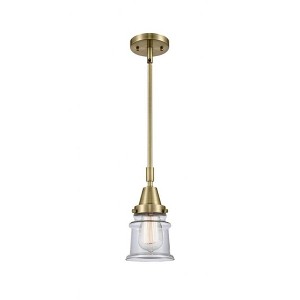 Canton - 1 Light Stem Hung Mini Pendant In Industrial Style-11.13 Inches Tall and 6.5 Inches Wide - 1 of 1