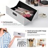 Byootique Makeup Brush Holder Case PU Cosmetic Organizer Travel Silver Glitter - 4 of 4
