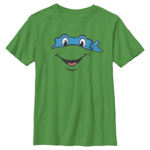 Boy's Teenage Mutant Ninja Turtles Leonardo Face T-Shirt - 1 of 3