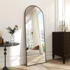 BEAUTYPEAK Oversized 30''x71'' Floor Mirror Rectangle With Rounded Top Full Length Mirrors - 2 of 4