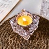 Slickblue Crystal Glass Cube Candle Holder - 2 of 3