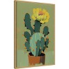 Amanti Art Flowering Cactus by Treechild Canvas Wall Art Print Framed - 2 of 4