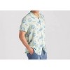 Men's Men Vintage Hawaiian Batik Print Shirt - Grayers - 2 of 4