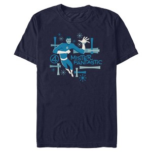 Mens The Fantastic Four: First Steps Retro Mister Fantastic T Shirt - 1 of 4