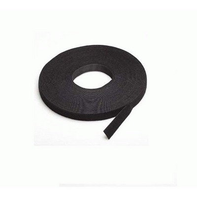 Unirise VELCRO-50F 50FT 0.8IN Width Velcro Strap Tape Black