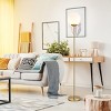 Costway 67'' Frosted Glass Globe Floor Lamp w/ 9W LED Bulb for Living Room Bedroom Office - 3 of 4
