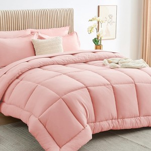 BAGOKIE Comforter Set 5/7 Pieces Reversible Bed in a Bag - 1 of 4
