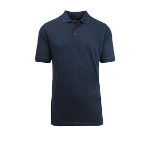 Galaxy By Harvic Men's Short Sleeve Pique Polo Shirt - 1 of 2