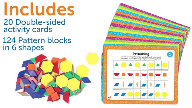 Learning Resources Pattern Block Math Activity Set, 2 of 6, play video