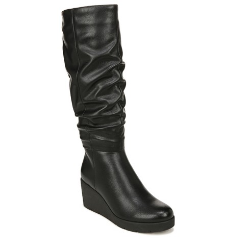 Dr. Scholl's Women's Brilliance Wide Calf Riding Boot, Black, 6 :  : Clothing, Shoes & Accessories