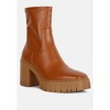 Kokum Faux Leather Platform Ankle Boots Women - 2 of 4