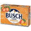 Busch Light Peach American Lager Beer - 24pk/12 fl oz Cans - 3 of 4