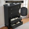 COZONY 48" Tall 5 Drawer Dresser for Bedroom, Wooden Chest of Drawers with Deep Storage, Modern Organizer w/Metal Handles for Living Room, Hallway - 4 of 4
