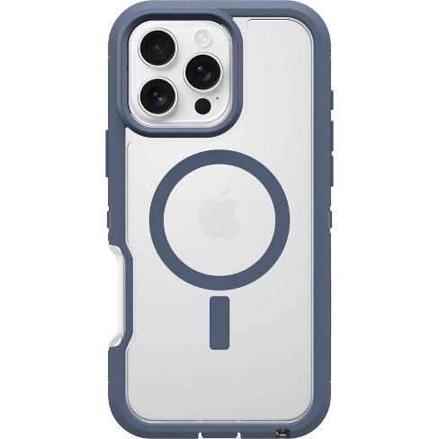 OtterBox Apple iPhone 16 Pro Max Defender Series Pro XT Clear Case - Baby Blue Clear - image 1 of 4