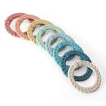 Itzy Ritzy Rings Linking Ring Set - Rainbow - 8ct