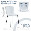 5 Piece Dining Table Set for 4, Modern Dining Set with 4 Upholstered Dining Chairs, Table and Chair Set - ModernLuxe - 4 of 4
